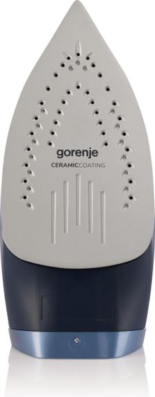 Праска Gorenje , 3250Вт, 420мл, паровий удар-250гр, верт. відпарювання, антинакип, автовідключення, керам. підошва, чорно-синій (SIH3200DB) | Зображення 5