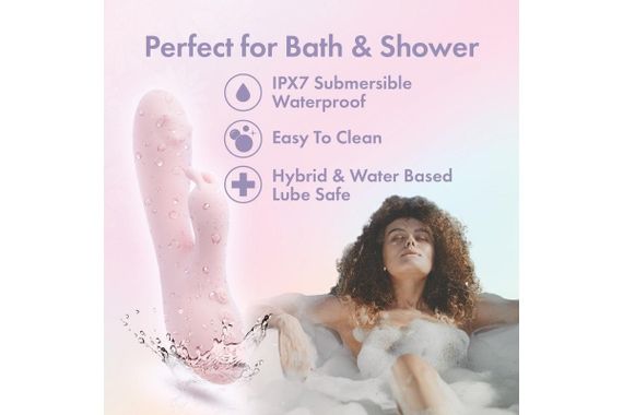 Вібратор-кролик Blush Play with Me для точки G та клітора, рожевий sexstyle | Зображення 6