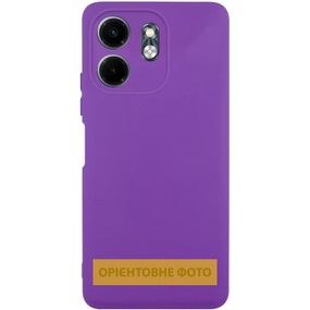 Чохол TPU GETMAN Liquid Silk Full Camera для Xiaomi Redmi 15C (EU) Фіолетовий / Purple