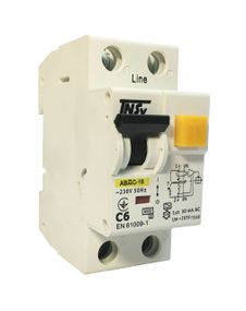 Автоматичний вимикач диференційного струму АВДс-18 2Р 6А 30мА тип АС 6 кА х-ка С Ny95506284