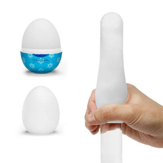Мастурбатор-яйце Tenga Egg Snow Crystal з охолоджувальним лубрикантом sexstyle | Зображення 2