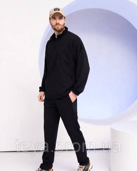 Спортивний костюм колір чорний розміри XL, M, S, 3XL, L, XXL FI_009527 | Зображення 1