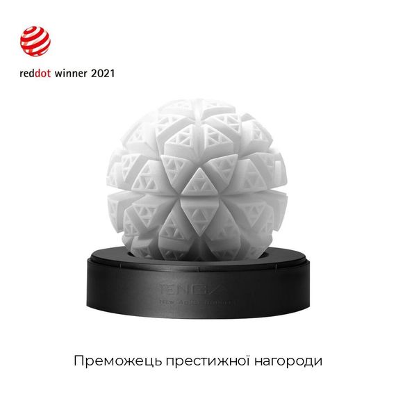 Мастурбатор TENGA GEO Glacier, новий матеріал, інтенсивні блоки, новий рівень розвитку Tenga Egg | Зображення 1