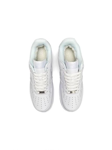 Чоловічі зимові кросівки Air Force 1 All White Fur, В'єтнам 44 28.0 см | Зображення 1
