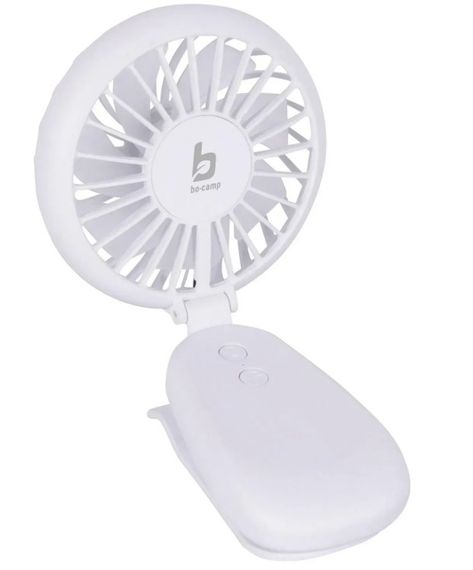 Вентилятор акумуляторний Bo-Camp Mini Fan With Clamp White (8520960)