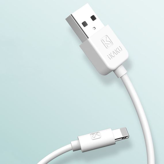 USB кабель Kaku KSC-285 USB - Lightning 1m - White | Зображення 2