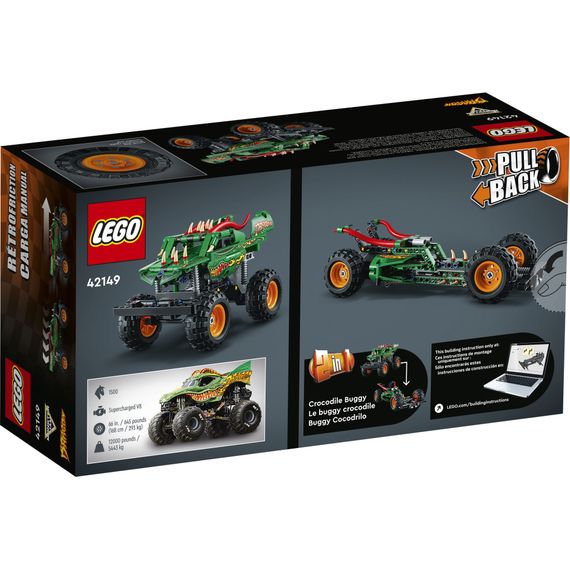 Конструктор LEGO Technic Monster Jam Dragon 217 деталей (42149) | Зображення 6