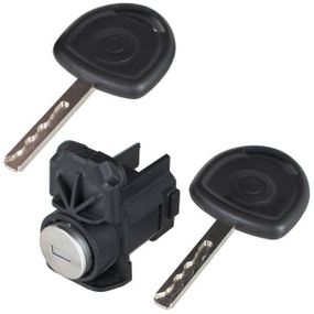 Opel Astra III H - вкладыш замка левой передней двери + 2 ключа