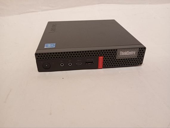 Неттоп Lenovo ThinkCentre M70q USFF / Intel Celeron G4900T (2 ядра по 2.9 GHz) / 4 GB DDR4 / 128 GB SSD / Intel UHD Graphics 610 + USB-флешка 64 GB б/в | Зображення 1