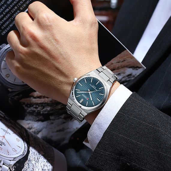 Curren 8439 Silver-Blue | Зображення 2