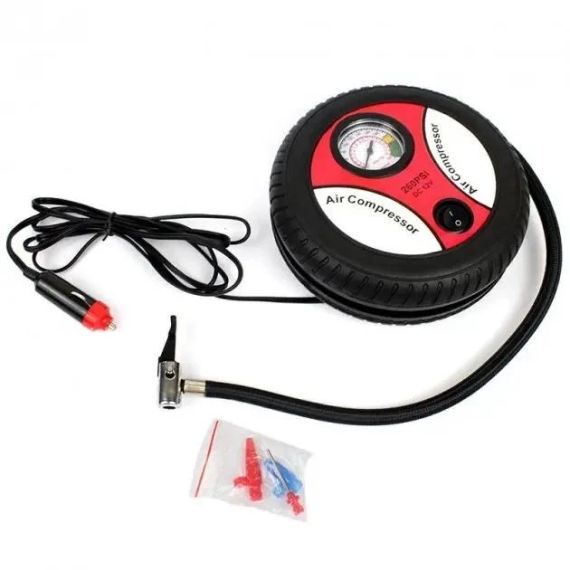 Насос для коліс в авто, Електронний компресор для шин   знижка | Зображення 1