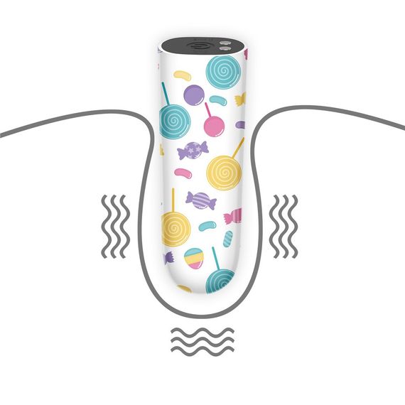 Вібростимулятор Rechargeable Lollipop Massager Sex Aura | Зображення 3