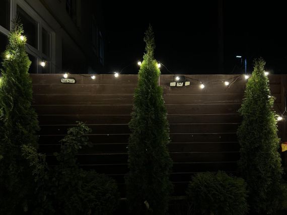 Вулична Гірлянда Ретро + 50 LED лампочок G40 в Комплекті 15 метрів | Зображення 9