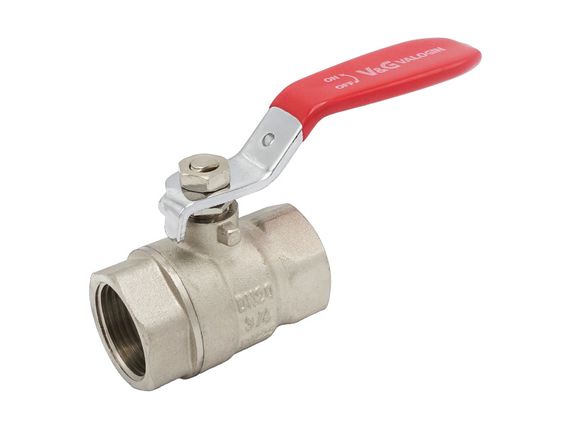 Кран кульовий Valogin Optima 3/4" ВВ червона ручка VG-102202 1/14 шт | Зображення 3
