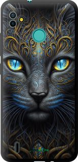 Чохол на Tecno Pop 5 BD2p Кішка "5548b-2412-2448"