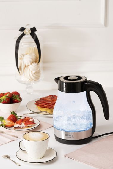 Електрочайник скляний Camry CR 1300, 1,7 л, 2200 Вт, з підсвіткою | Зображення 6