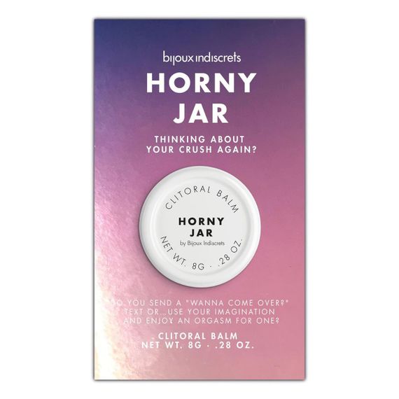 Бальзам для клітора Bijoux Indiscrets Horny Jar (Тремти від задоволення), розігрівальний Sex Aura | Зображення 1