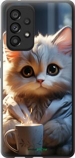 Чохол на Samsung Galaxy A53 A536E Білий кіт "5646u-2585-2448"