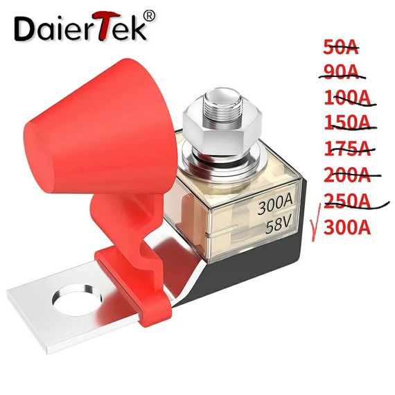 Силовий запобіжник до 300 ампер DC і 58 вольтів