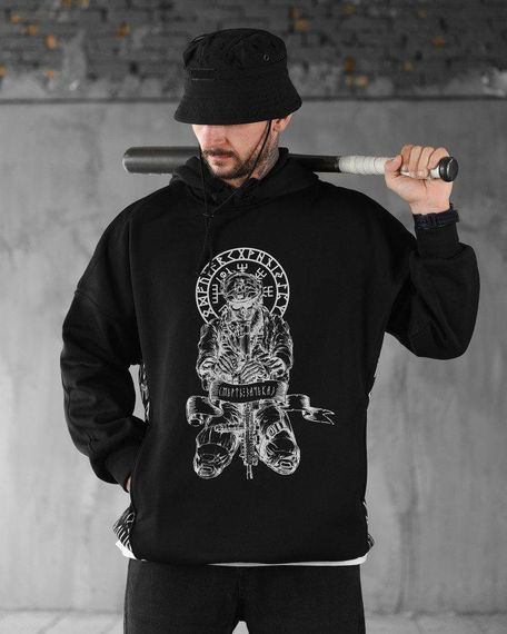 Тепла худи ghetto runes НП4964 | Зображення 3