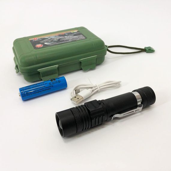 Мощный тактический фонарь светодиодный Bailong, Мощные фонарики, Фонарь переносной с лед лампой OA-30 | Зображення 2