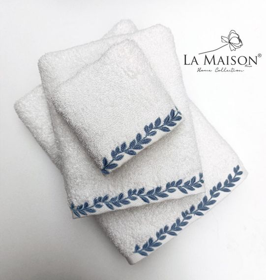 Подарочный набор полотенец La Maison, 3 шт. с Inca Mavi | Зображення 1