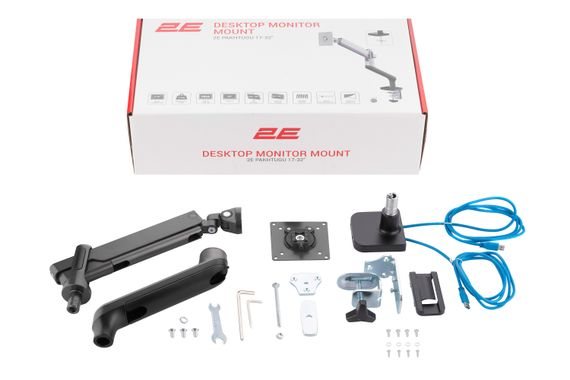 Кріплення монітора 2E настільне Евдо (2EDGEREDUSB) | Зображення 2