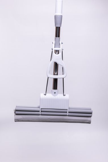 Швабра губка для миття підлоги з віджиманням швабра 38 (см) телескопічна самовіджимна HP-35015-33 | Зображення 6