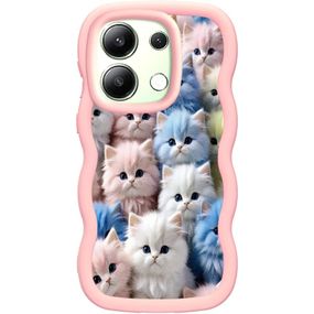 Чехол TPU Cloudy Pictures для Xiaomi Redmi Note 13 5G Kittens