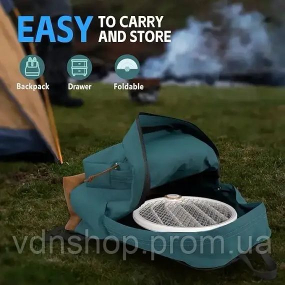 Электрическая мухобойка Buzzeap, складная электрическая мухобойка 3 в 1, электрическая мухобойка | Зображення 3