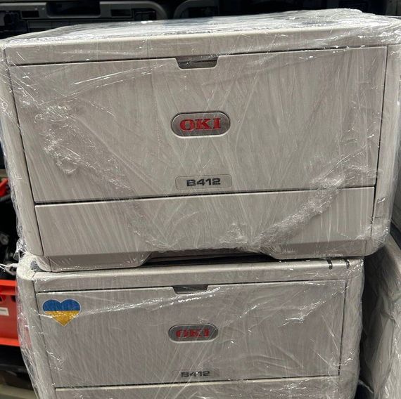 Принтер OKI B412dn / Лазерний монохромний друк / 1200 x 1200 dpi / A4 / 18 стор/хв / USB 2.0, Ethernet / Duplex б/в | Зображення 2