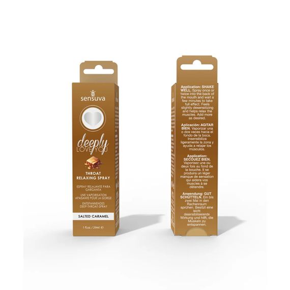 Спрей для мінету Sensuva Deeply Love You Salted Caramel (29 мл), для глибокого мінету | Зображення 3