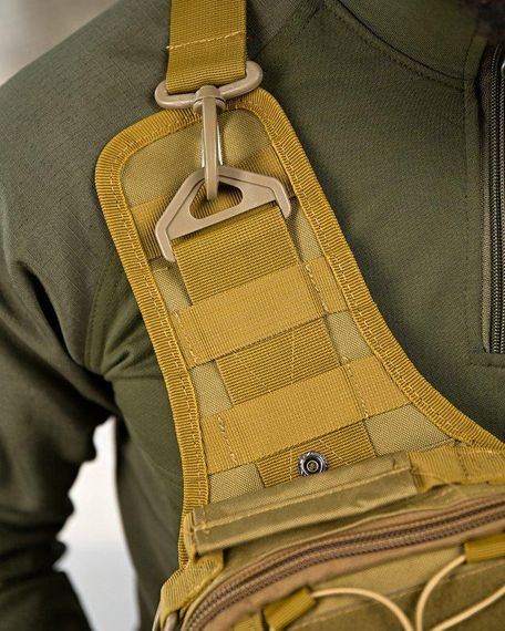 Тактична дорожня сумка нагрудна laser койот ПП4625 | Зображення 3