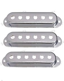 Металеві кришки синглів SSS для електрогітари Fender Stratocaster Ibanes Shur LTD ESP хромові