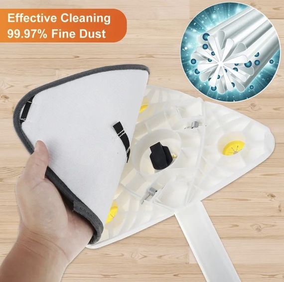 Змінна трикутна насадка для швабри Triangle MOP / Запаска з мікрофібри | Зображення 2