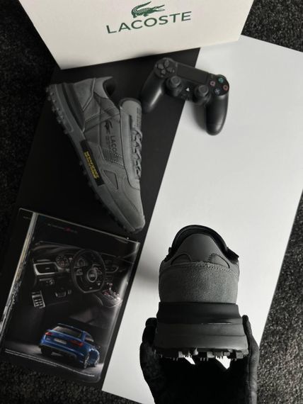 Чоловічі кросівки Lacoste Elite Active Grey (топ якість) A3385 | Зображення 3