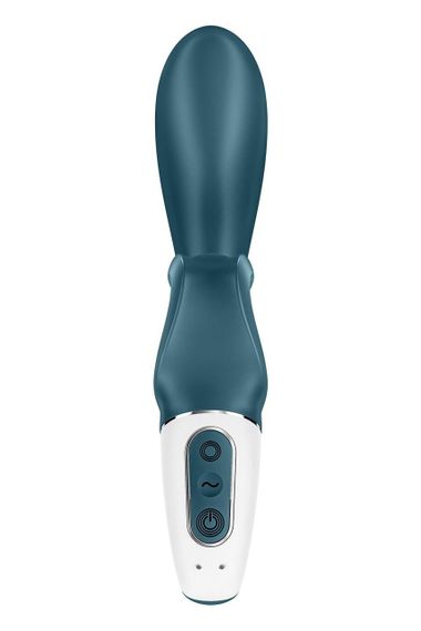 Смарт вибратор кролик Satisfyer Hug Me Bluegrey, 2 мотора, диаметр 4,2см, широкая клиторальная часть | Зображення 4