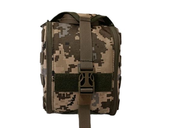 Аптечка тактична військова швидкого знімання Піксель на MOLLE GEN 5