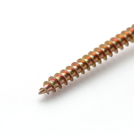 Саморез универсальный 5,0*90 с потайной головкой цинк жёлтый (пач 25шт) APRO | Зображення 2