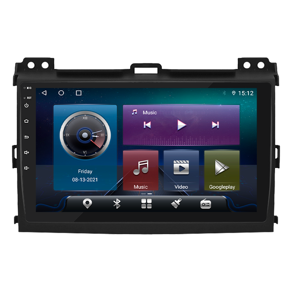 Штатная магнитола Lesko Toyota Land Cruiser Prado (2002-2009гг) 9" 4/64GB 4G+CarPlay Premium GPS Android | Зображення 1