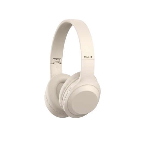 Навушники бездротові накладні Havit HV-H628BT Beige бежевий | Зображення 3