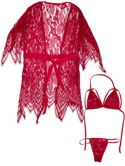 Халат та комплект Babydoll 42 S/M 1235-2 | Зображення 2
