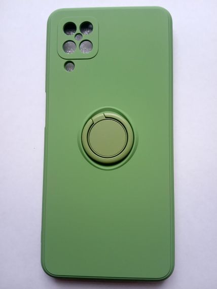 Чохол TPU Candy Ring Full Camera для Samsung A12 Mint
