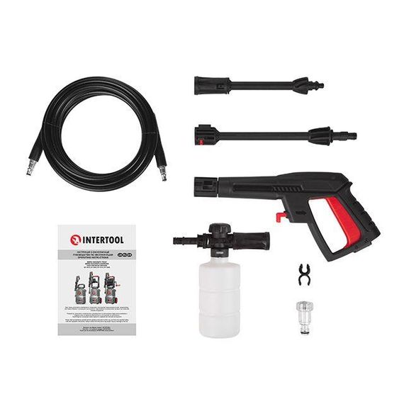 Мийка високого тиску, 1,8 кВт, 100-140 бар, 7 л/хв, шланг 5 м INTERTOOL DT-1516 | Зображення 9