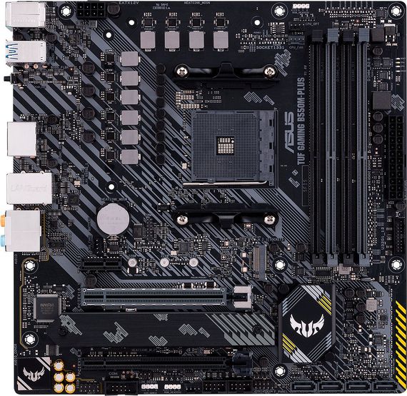 Материнcька плата ASUS TUF GAMING B550M-PLUS sAM4 B550 4xDDR4 M.2 HDMI DP mATX (90MB14A0-M0EAY0) | Зображення 5