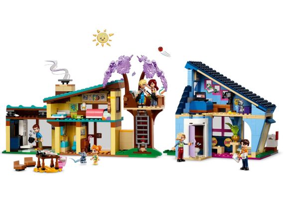 Конструктор LEGO Friends Родинні будинки Оллі й Пейслі (42620) | Зображення 3