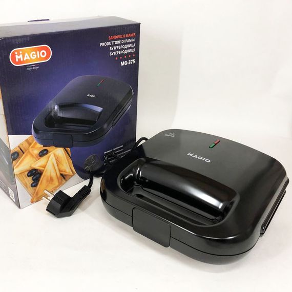 Сендвичница бутербродов MAGIO MG-375, Бутербродницы для дома, Сендвичница бытовая WF-62 | Зображення 3