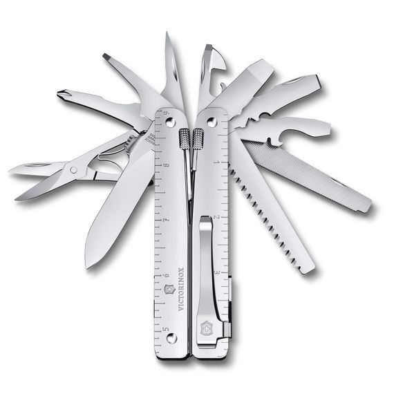 Мультитул Victorinox Swisstool MX Clip 115 мм 25 функцій у блістері (3.0327.MKB1) | Зображення 3