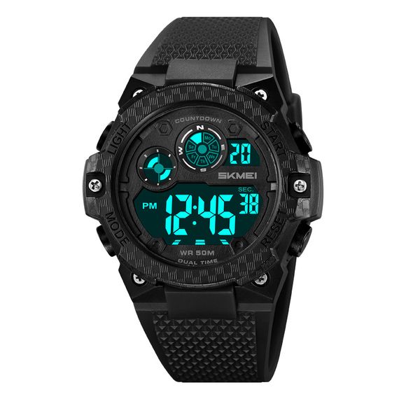 Спортивний чоловічий годинник Skmei 2337BKBK Black-Black | Зображення 1