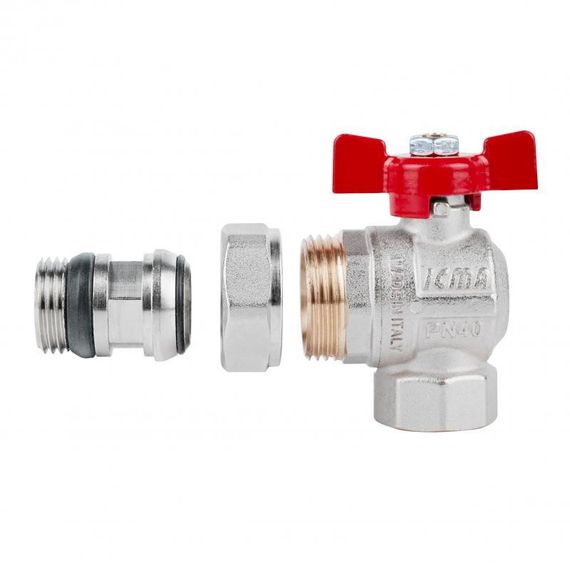 Кран кульовий Icma FAR. ROSSA 3/4" кутовий №362 | Зображення 3